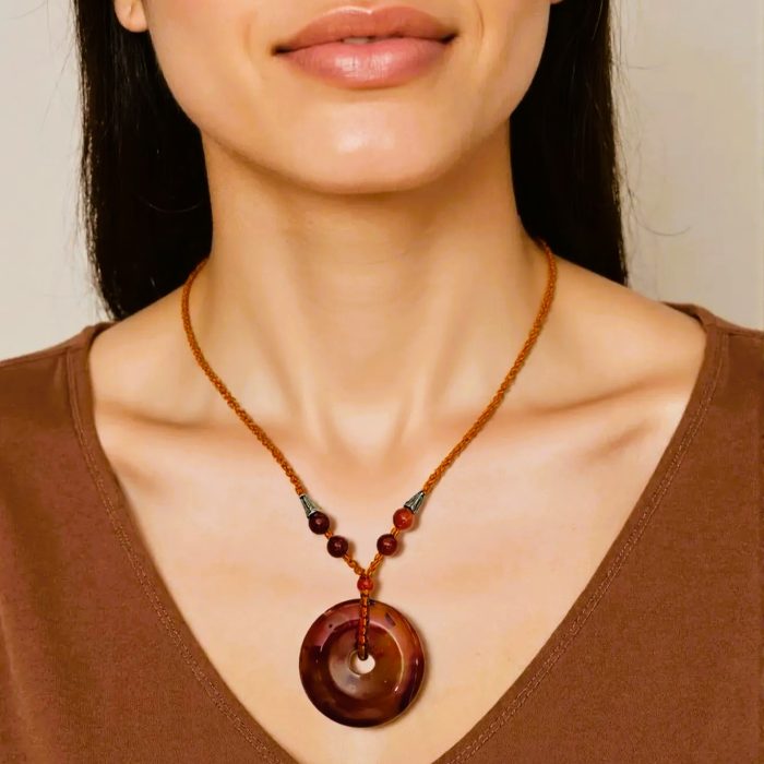 Brown Agate Necklace - Image 1