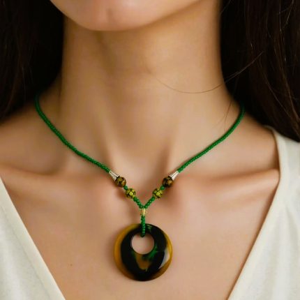 Tricolor Agate Necklace