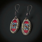 Metal Native Style Necklace with Earings - Image 4