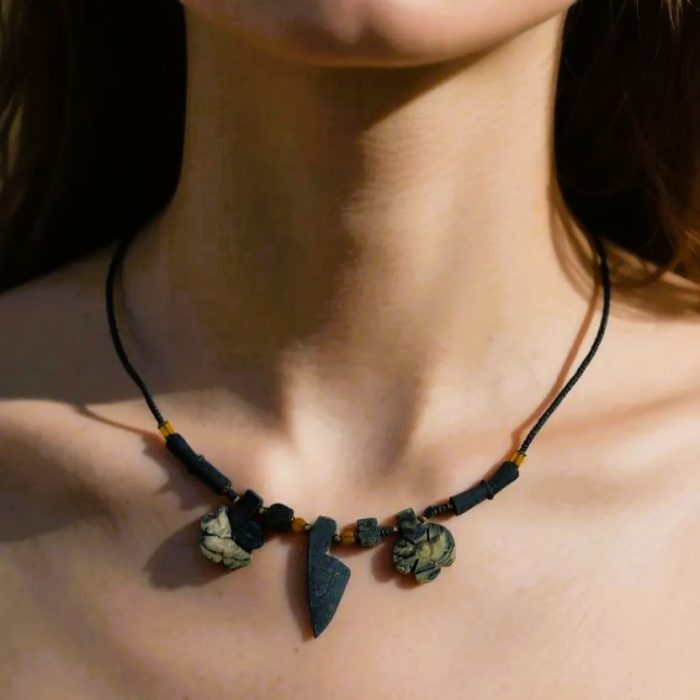DeWatermark.ai_1753707579794 Black Jade Stone Necklace - Image 1