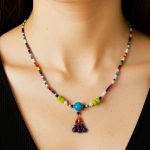Multicolor Side Style Necklace