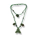 Jade Necklace With Red
