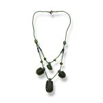 Jade Necklace With Green - Image 2