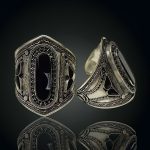 Metal Bracelet Native Style With Agate - Image 4