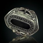 Metal Bracelet Native Style With Agate - Image 2