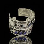 Metal Bracelet With Blue Lapis - Image 3