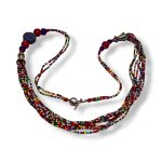 Multicolor Side Style Necklace - Image 2