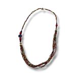 Multicolor Side Style Necklace