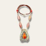 Native Style With Agate Necklace - Image 2