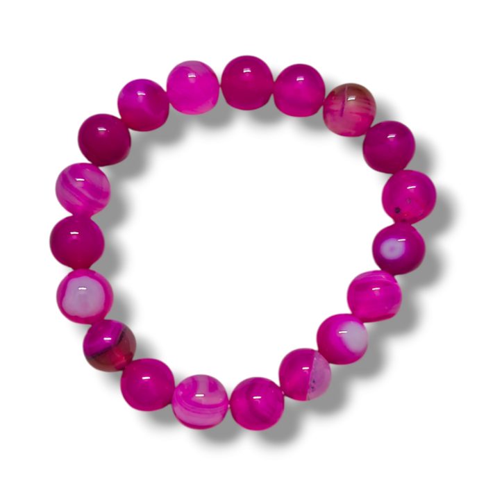 Pink Agate Bracelet - Image 1