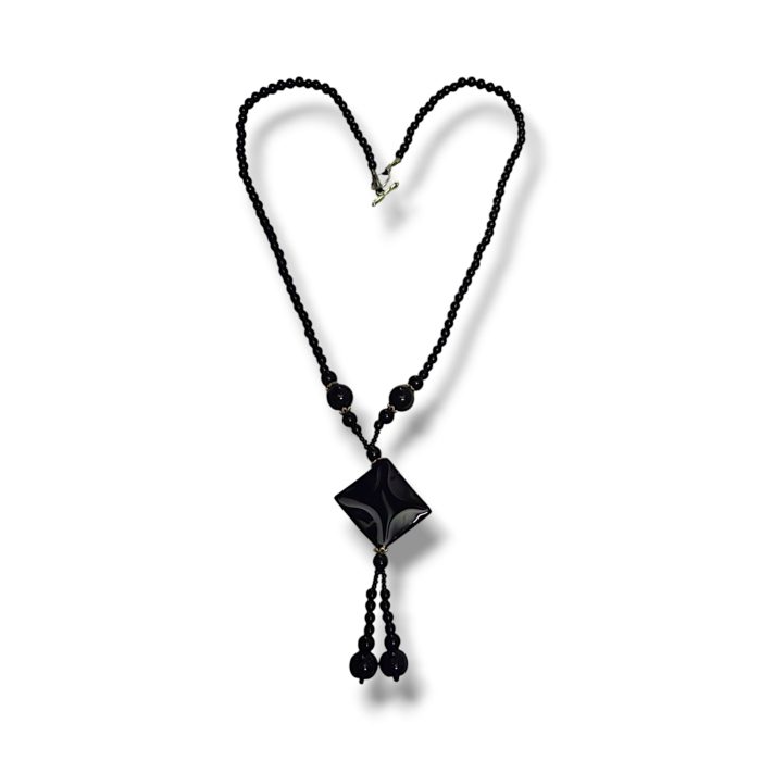 Square Imitation Necklace - Image 3