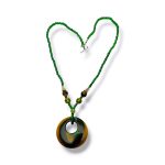 Tricolor Agate Necklace - Image 3