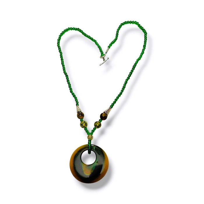 Tricolor Agate Necklace - Image 3