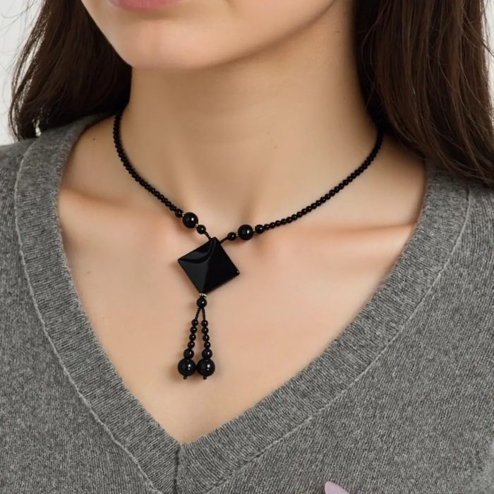 result_0 Square Imitation Necklace - Image 1